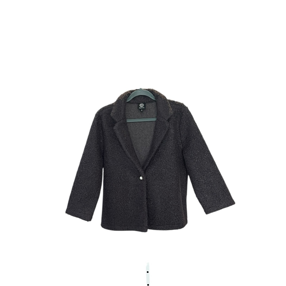 Bobeau Charcoal Teddy Jacket